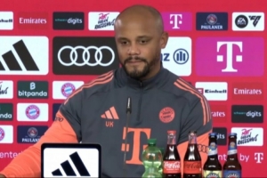 孔帕尼：相比于破纪录我更愿意赢得决赛 我和瓜迪奥拉联系密切