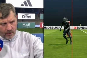 VAR取消首球！柏林联主帅吐槽：越位5毫米应该算进！有人简直疯了