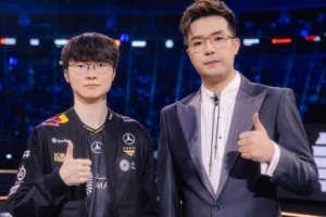 主持人刘航： 你很难不爱上这支T1 祝福Faker强者恒强！LPL加油吧