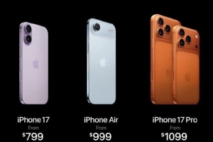 iPhone17系列中国市场50天销量突破900万 达iPhone16销量150%以上