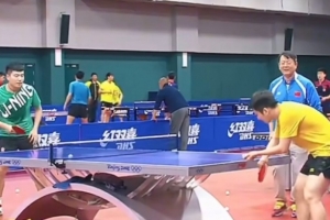 教练：樊振东去德甲后学习反手体系，在全运会反手发抢学而致用