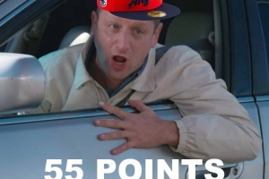 真的随意了些！快船官方发布哈登55分海报 3毛钱P图效果