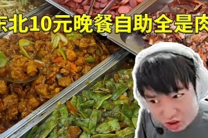 Letme看东北10元晚餐自助全是肉：真的假的 这东北人不赚钱的吗？