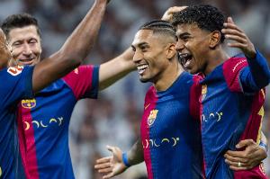 每体：巴萨三叉戟亚马尔、莱万、拉菲尼亚本轮有望联袂出战