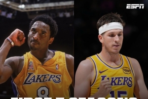 ESPN对比科比&里夫斯前5年得分！新秀年均为7分 第5季都是28.5分