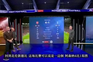 卡拉格战术分析阿森纳制霸北伦敦德比：顶级轮转教学局！