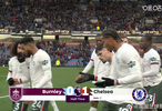 英超半场切尔西1-0领先伯恩利