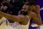 雷迪克很生气！斯玛特防守哈登阻挡犯规湖人挑战失败